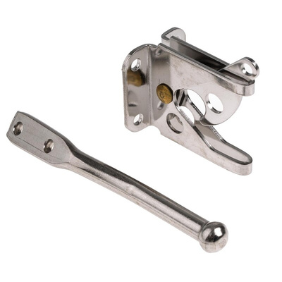 RS PRO Stainless Steel Gate Latch, 48 x 37 x 56mm