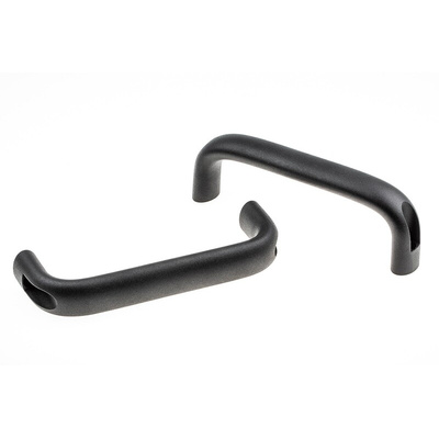 RS PRO Black Aluminium Handle 57 mm Height, 26mm Width, 178mm Length