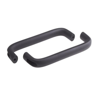 RS PRO Black Aluminium Handle 57 mm Height, 26mm Width, 210mm Length