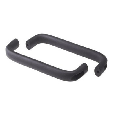 RS PRO Black Aluminium Handle 57 mm Height, 26mm Width, 210mm Length