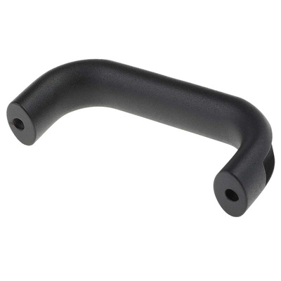 RS PRO Black Aluminium Handle 53 mm Height, 26mm Width, 130mm Length