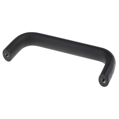 RS PRO Black Aluminium Handle 51 mm Height, 20mm Width, 141mm Length
