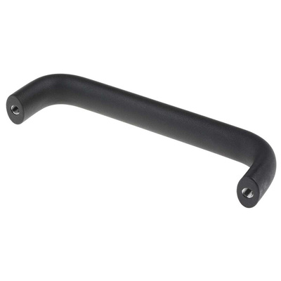 RS PRO Black Aluminium Handle 57 mm Height, 26mm Width, 209mm Length