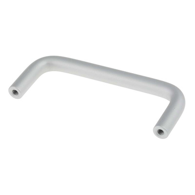 RS PRO Silver Aluminium Handle 34 mm Height, 8mm Width, 88mm Length
