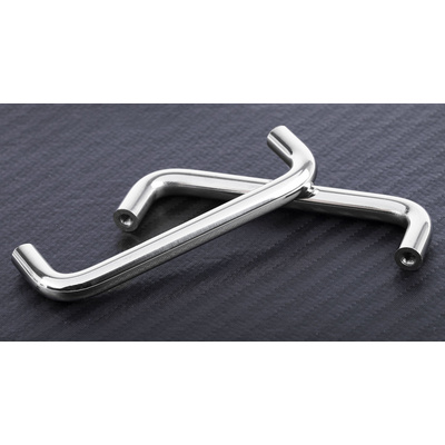 RS PRO Silver Stainless Steel Handle 30 mm Height, 9mm Width, 129mm Length