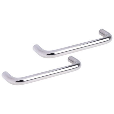RS PRO Silver Stainless Steel Handle 30 mm Height, 9mm Width, 129mm Length