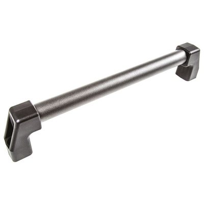 Elesa Black Aluminium Handle 78 mm Height, 38mm Width, 424mm Length