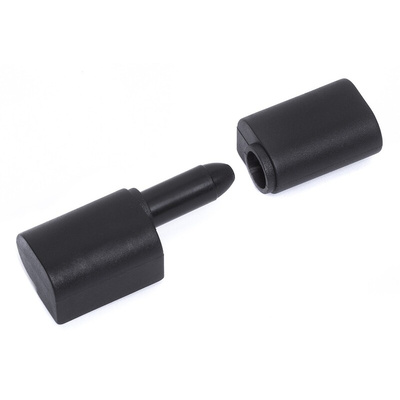 RS PRO Thermoplastic Barrel Hinge with a Lift-off Pin, Screw Fixing, 62mm x 22mm x 17mm