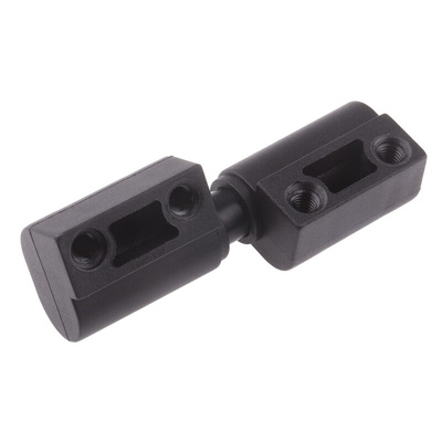 RS PRO Thermoplastic Barrel Hinge with a Lift-off Pin, Screw Fixing, 62mm x 22mm x 17mm