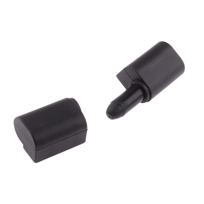 RS PRO Thermoplastic Barrel Hinge with a Lift-off Pin, Screw Fixing, 62mm x 22mm x 17mm