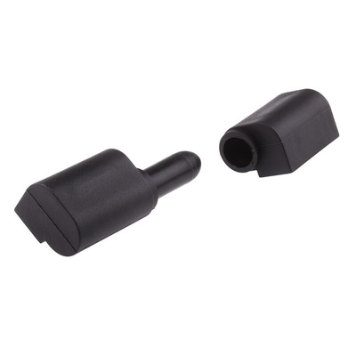 RS PRO Thermoplastic Barrel Hinge with a Lift-off Pin, Screw Fixing, 83mm x 28mm x 22mm