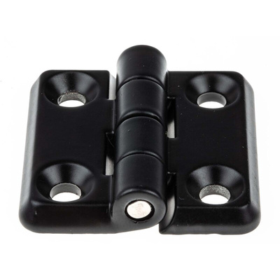 RS PRO Die Cast Zinc Butt Hinge, Screw Fixing, 40mm x 40mm x 5mm
