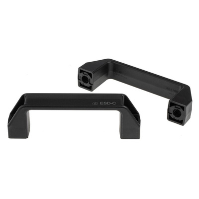 Elesa Black Plastic Handle 41 mm Height, 26mm Width, 137mm Length
