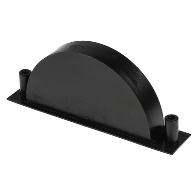 Southco Black Aluminium, Stainless Steel Drawer Handle 29.5 mm Height, 106mm Length