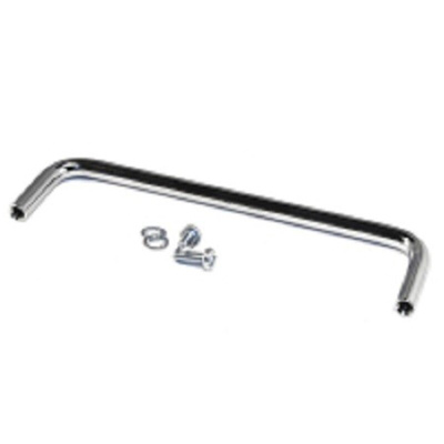 Hammond Chrome Steel Drawer Handle 44 mm Height, 160mm Width, 8mm Length