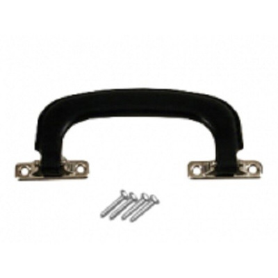 Hammond Black Powder Coating Polystyrene Drawer Handle 13 mm Height, 22mm Width, 69mm Length