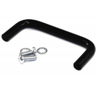 Hammond Black Powder Coating Steel Drawer Handle 38 mm Height, 84mm Width, 8mm Length