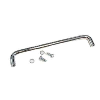 Hammond Chrome Steel Drawer Handle 33 mm Height, 187mm Width, 10mm Length