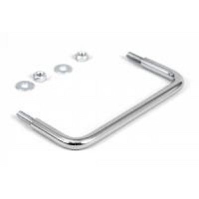 Hammond Chrome Steel Drawer Handle 51 mm Height, 133mm Width, 9mm Length