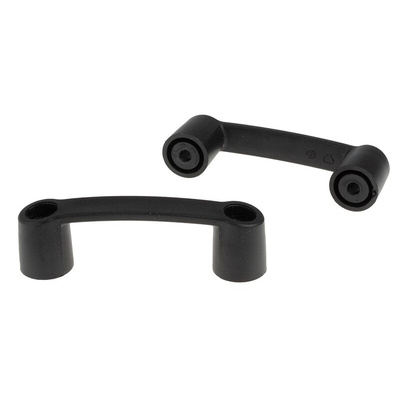 RS PRO Black Plastic Handle 35 mm Height, 26mm Width, 119.5mm Length