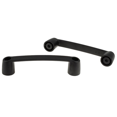 RS PRO Black Plastic Handle 50 mm Height, 35mm Width, 213mm Length