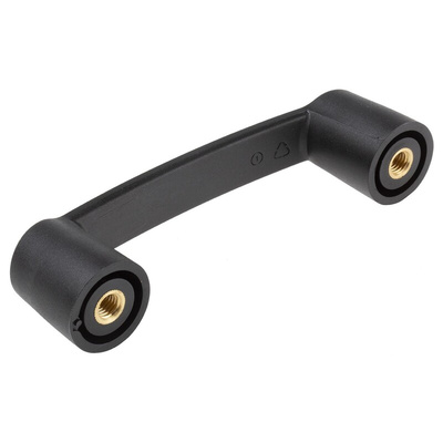 RS PRO Black Plastic Handle 40 mm Height, 29mm Width, 145mm Length