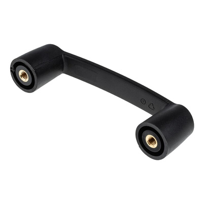 RS PRO Black Plastic Handle 45 mm Height, 31mm Width, 163mm Length
