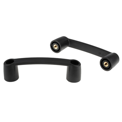 RS PRO Black Plastic Handle 45 mm Height, 31mm Width, 163mm Length