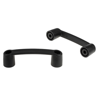 RS PRO Black Plastic Handle 40 mm Height, 29mm Width, 145mm Length