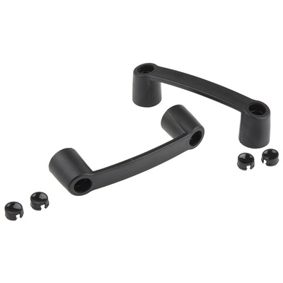RS PRO Black Plastic Handle 40 mm Height, 29mm Width, 145mm Length