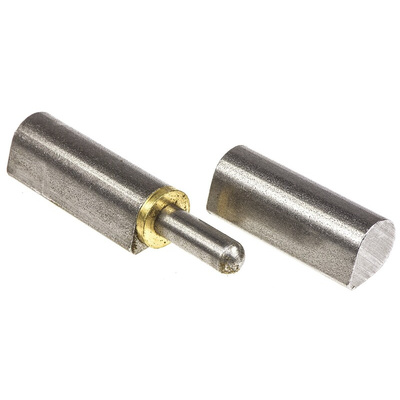 Pinet Steel Bullet Hinge, Weld-on Fixing, 80mm x 16mm