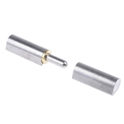 Pinet Stainless Steel Bullet Hinge, Weld-on Fixing, 80mm x 16mm
