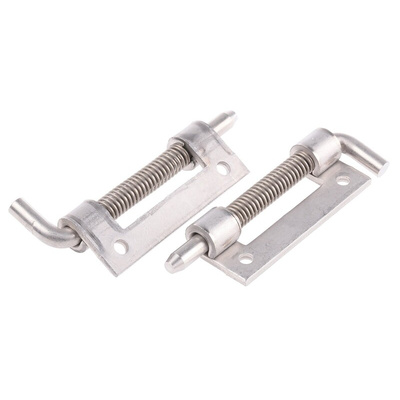 Pinet Stainless Steel Latch Hinge, Bolt-on Fixing, 82mm x 18.2mm x 3mm