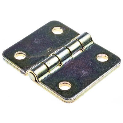 RS PRO Steel Butt Hinge, Weld-on Fixing, 75mm x 90mm x 6mm