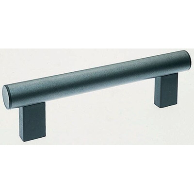 Elesa Black Aluminium Handle 75 mm Height, 18mm Width, 265mm Length