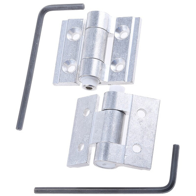 Pinet Aluminium Friction Hinge, Screw Fixing, 30mm x 35mm x 3mm