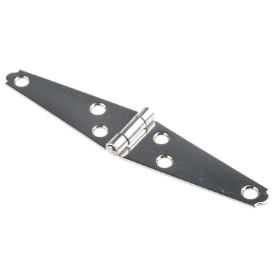 RS PRO Stainless Steel Strap Hinge, 145mm x 29mm x 1.5mm