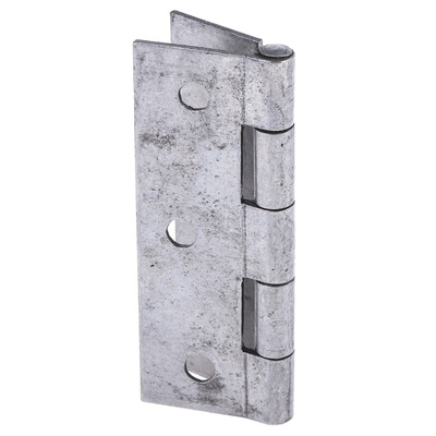RS PRO Steel Butt Hinge, Screw Fixing, 75mm x 49mm x 1.4mm