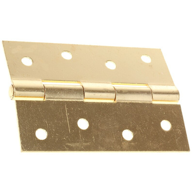 RS PRO Steel Butt Hinge, Screw Fixing, 100mm x 71mm x 1.75mm