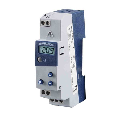 Jumo eTRON Thermostat, 93.5 x 22.5mm, RTD Input, 12 → 24 V dc Supply