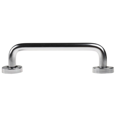 RS PRO Satin Aluminium Handle, 19mm Length