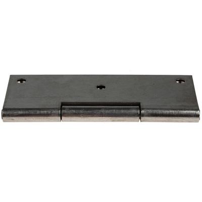 RS PRO Stainless Steel Piano Hinge, Screw Fixing, 100mm x 70mm x 2mm