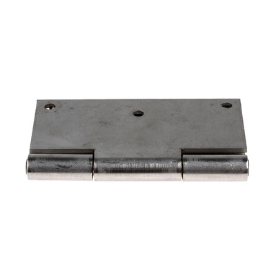 RS PRO Stainless Steel Piano Hinge, Screw Fixing, 100mm x 100mm x 2mm