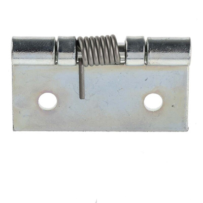 RS PRO Zinc Plated Steel Piano Hinge, 50mm x 50mm x 2mm