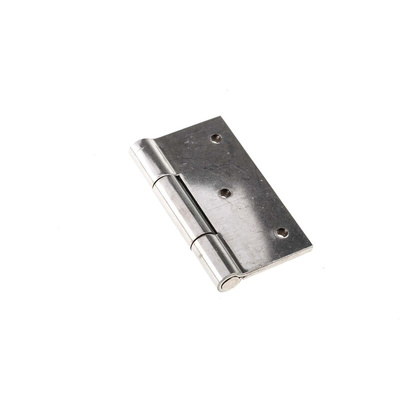RS PRO Stainless Steel Butt Hinge, Screw Fixing, 70mm x 70mm x 2mm