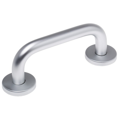 RS PRO Satin Aluminium Handle, 19mm Length
