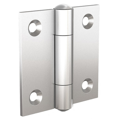 Pinet Stainless Steel Butt Hinge, Screw Fixing, 50mm x 50mm x 2mm