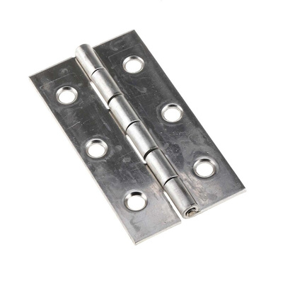 Pinet Stainless Steel Butt Hinge, 75mm x 40mm x 1.5mm