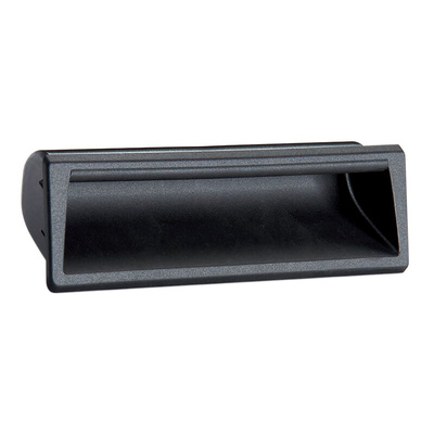 Elesa Black Plastic Handle 19 mm Height, 37mm Width, 137mm Length