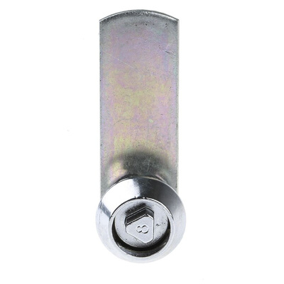 Euro-Locks a Lowe & Fletcher group Company Camlock, 12mm Panel-to-Tongue, 22.7 x 19.2mm Cutout, Key Unlock